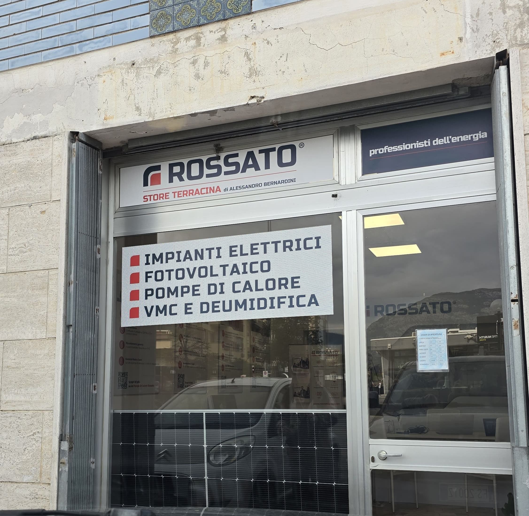 Rossato Store Terracina — esterno negozio